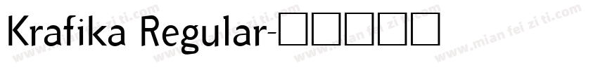Krafika Regular字体转换
